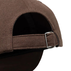 Cotton Wool Twill 6-Panel Cap - Delicioso Brown