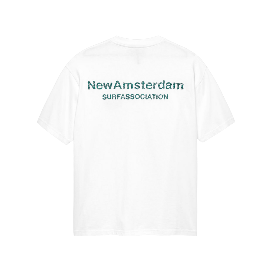 Logo Tee - White/Sea Green