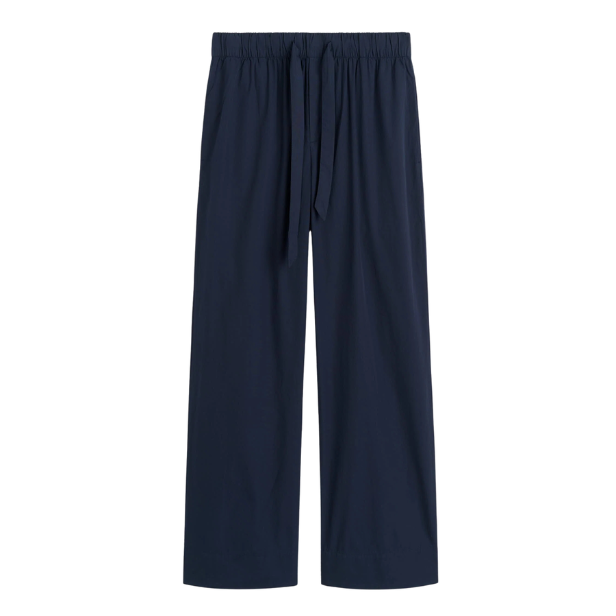 Poplin Pyjamas Pants - True Navy