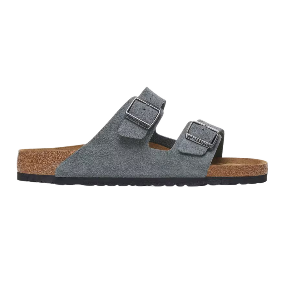 Arizona Soft Footbed Suede Leather - Basalt Gray