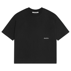 Banner T-shirt - Black/Ecru