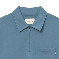 Andrew Half Zipper - Bluefin