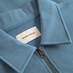 Andrew Half Zipper - Bluefin