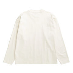 Isefjord Compact Cotton LS T-Shirt - Ecru