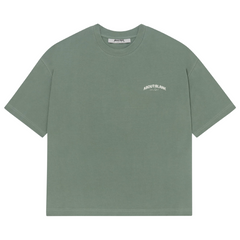 Arched Logo T-shirt - Sage/Ecru