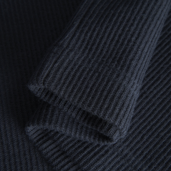 Ruben Double Face LS Polo - Dark Navy