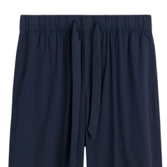 Poplin Pyjamas Pants - True Navy