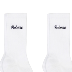 Logo Socks - Double Pack - White