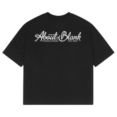 Banner T-shirt - Black/Ecru
