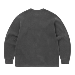 Waffle L/S Tee - Charcoal
