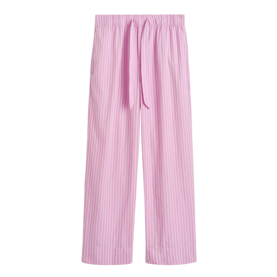Poplin Pyjamas Pants - Purple Pink Stripes