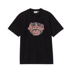 S/S Chedda T-Shirt - Black Heavy Stone Wash