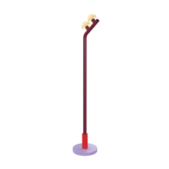 Woaw Double Tilt Floor - Burgundy