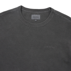Waffle L/S Tee - Charcoal