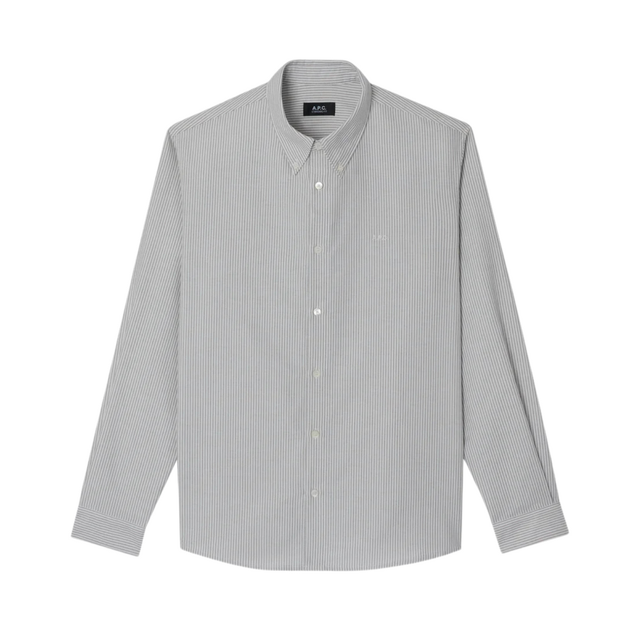 Chemise Greg Logo - Grey