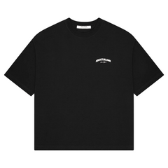 Arched Logo T-shirt - Black/Ecru