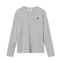 Mel Long Sleeve GOTS - Grey Melange