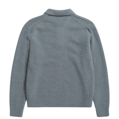 Rasmus Relaxed Brushed Polo - Mouse Grey