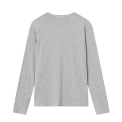 Mel Long Sleeve GOTS - Grey Melange