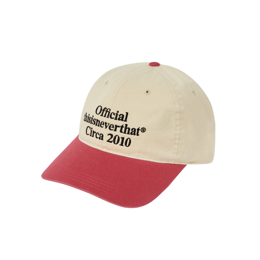 Times Cap - Ivory/Pink