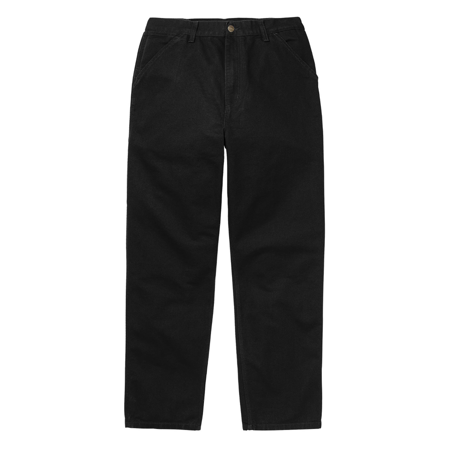 Single Knee Pant - Black Rinsed