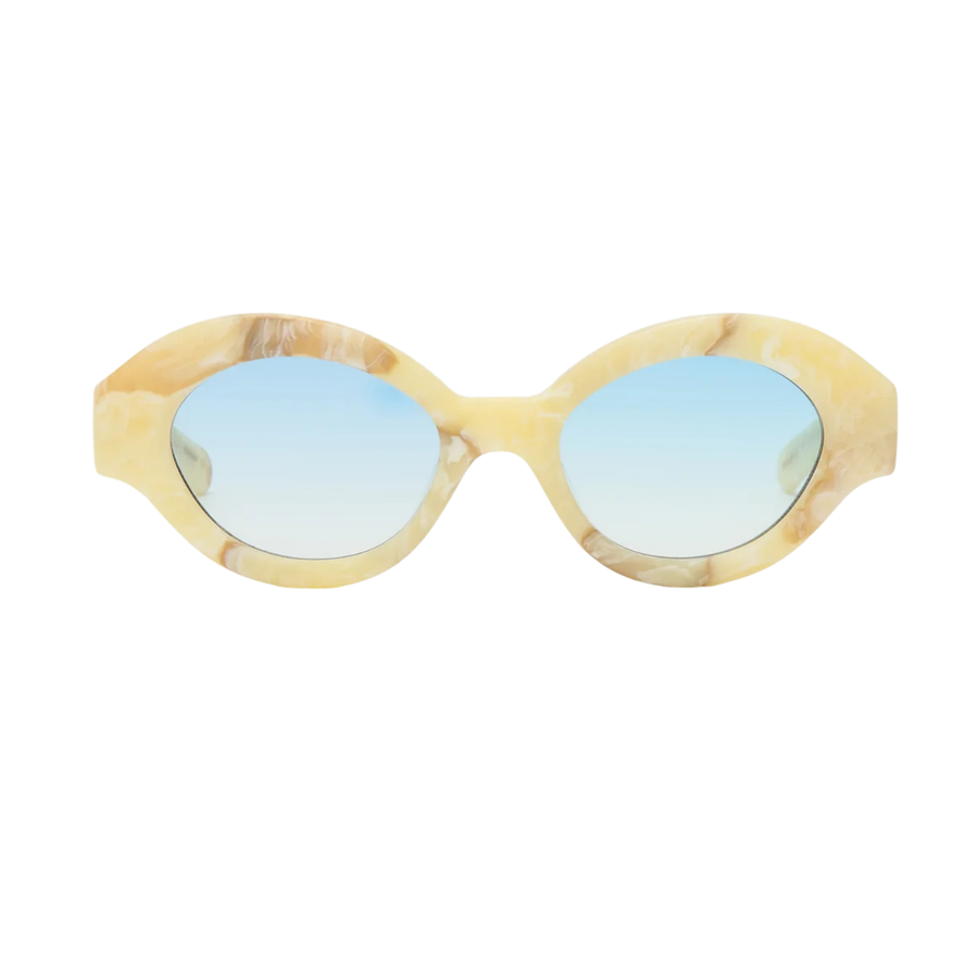 MARGE - Carrara Fantasy/Light Blue Lens