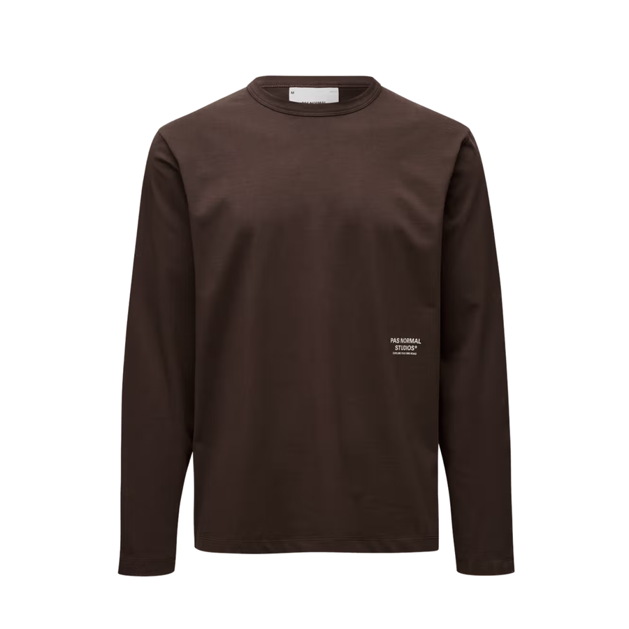 Off-Race Cotton Tech Long Sleeve T-Shirt - Dark Purple