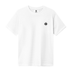 Ace badge T-shirt GOTS - White