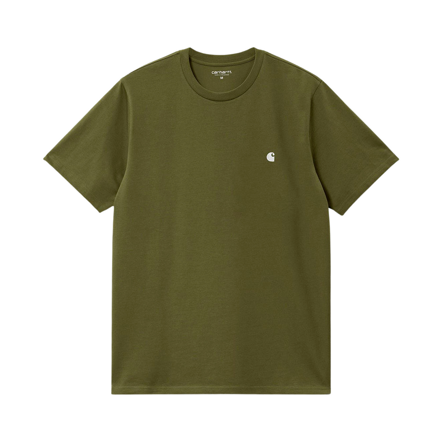 S/S Madison T-Shirt - Office Green/White