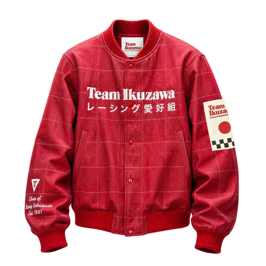Team Ikuzawa Aikou-Gumi Denim Jacket - Red