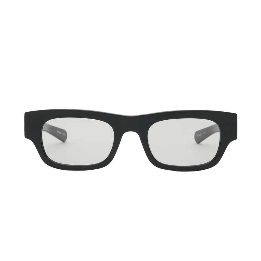 FRANKIE - Solid Black / Light Grey Lens