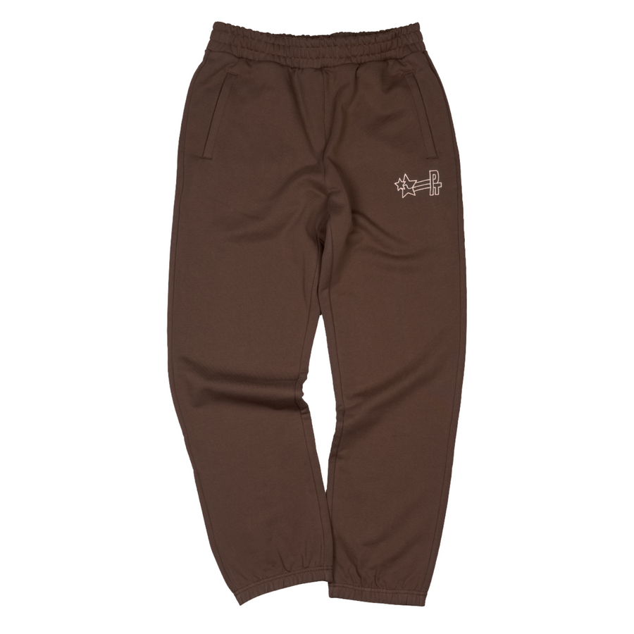 Logo Sweat Pants - Brown