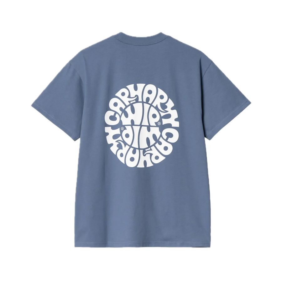 S/S Jazzy T-Shirt - Blue Iris/White