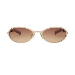 COHEN (ABOUT:BLANK) - Brushed Gold/Dark Tortoise/Brown Gradient Lens