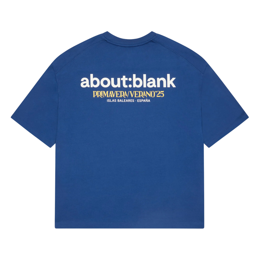 Tour T-Shirt - Estate Blue/Ecru