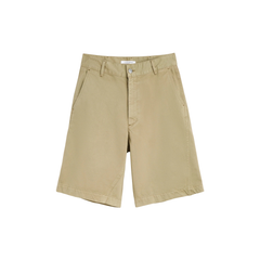 Wide Twist Chino Shorts - Khaki