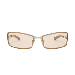 AXL - Brush Titanium Solid Silver Mink / Peach Lens