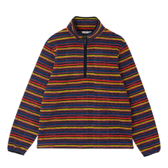 Thermal Fleece Pullover - Multi-Stripe