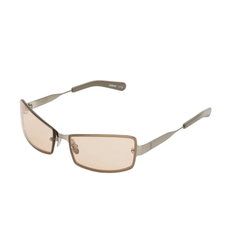AXL - Brush Titanium Solid Silver Mink / Peach Lens
