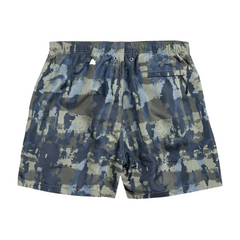 Hauge Printed Swimmers - Steel Blue