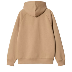 Hooded Chase Sweat - Dusty H Brown/Gold