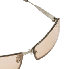 AXL - Brush Titanium Solid Silver Mink / Peach Lens