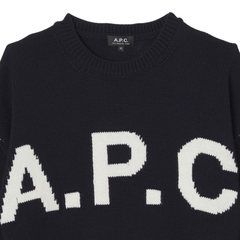 Pull Col Rond Big Logo - Dark Navy
