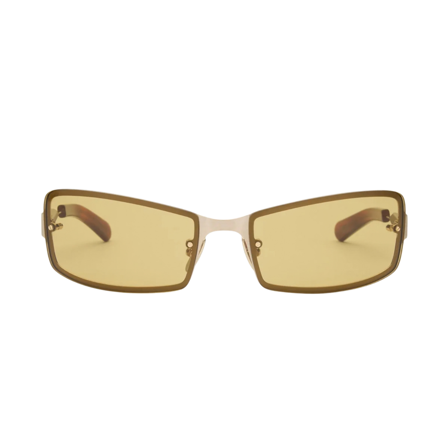 AXL - Brushed Gold Classic Havana / Smoked Olive Lens