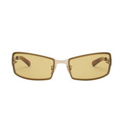 AXL - Brushed Gold Classic Havana / Smoked Olive Lens