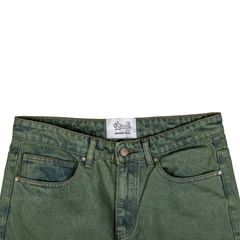 Distressed Denim - Washed Green