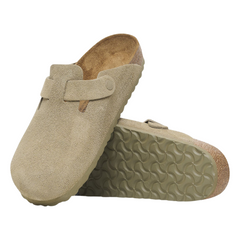 Boston Suede Leather  - Faded Khaki