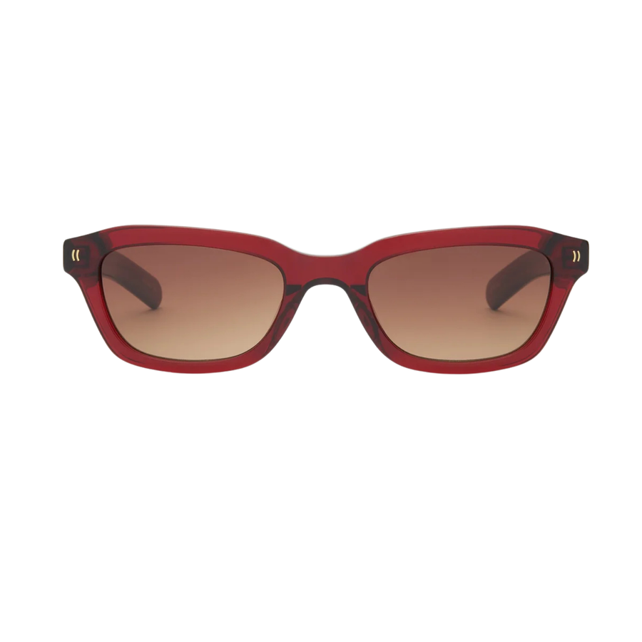 CLINT - Crystal Burgundy/Brown Gradient Lens