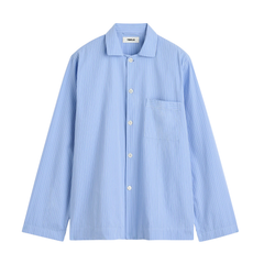 Poplin Pyjamas Shirt - Pin Stripes
