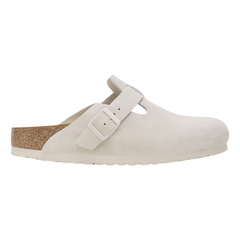 Boston Suede Leather  - Antique White